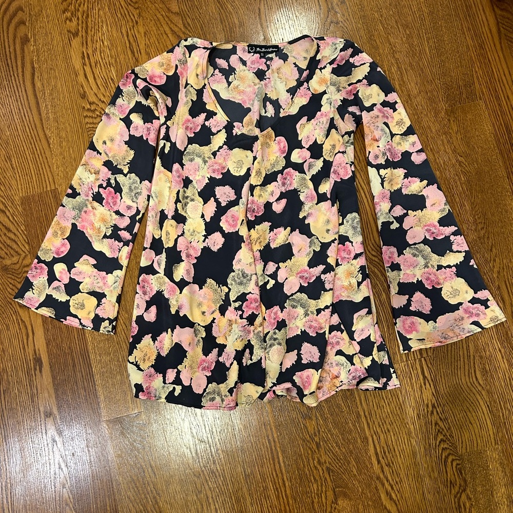 For Love and Lemons Boho Flower Mini Dress- Size S